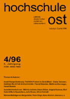 hochschule ost 4/96