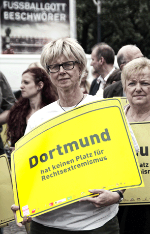 Protest gegen Neonazis in Dortmund