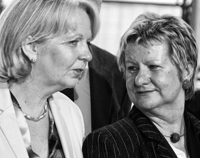 Hannelore Kraft (SPD) und Sylvia Lhrmann (Grne)